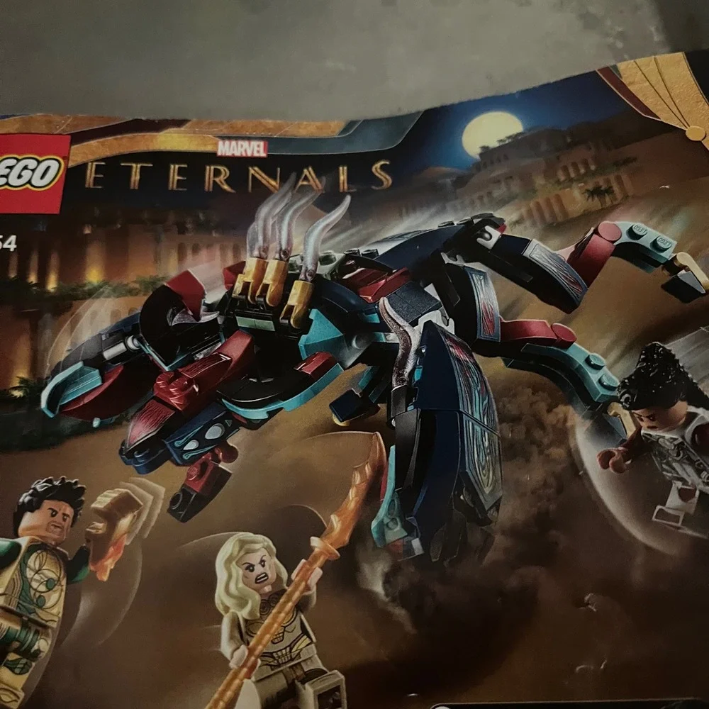 Lego Marvel Eternals Set 76154 Deviant Ambush Box Manual Thena Makkari Gilgamesh